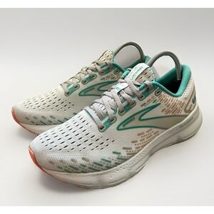 Brooks Glycerin 20 Women's Size 8B Running Shoes Gray Teal Peach Sneakers